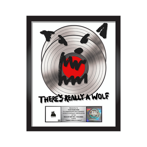There's Really A Wolf RIAA Plaque